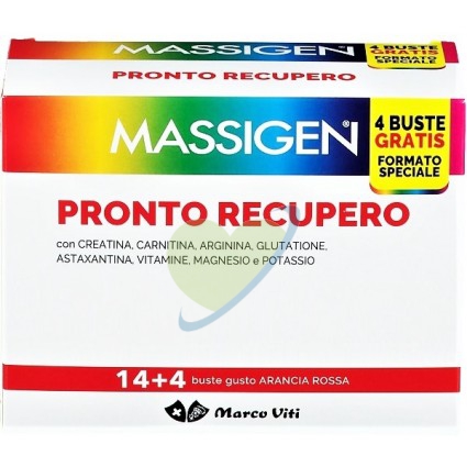 Massigen Pronto Recupero Integratore Alimentare 14 Buste + 4 Omaggio