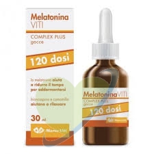 MARCO VITI MELATONINA VITI COMPLEX PLUS 120 DOSI INTEGRATORE GOCCE 30 ML