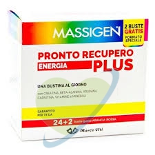 Massigen Pronto Recupero Energia Plus Integratore 24 Buste + 2 Omaggio