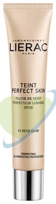 Lierac Teint Perfect Skin - Fondotinta Fluido 01 Beige Claire, 30ml