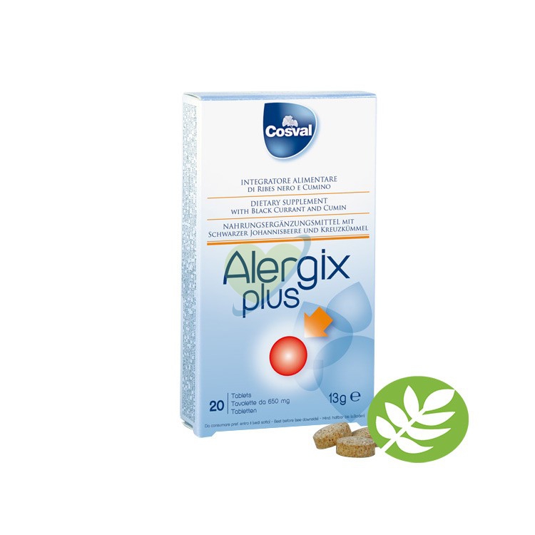 COSVAL ALERGIX PLUS INTEGRATORE ALIMENTARE 20 COMPRESSE
