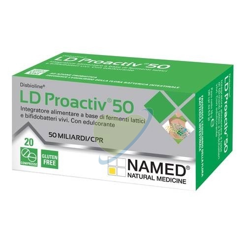 NAMED LD PROACTIV 50 INTEGRATORE ALIMENTARE, 20 COMPRESSE MASTICABILI