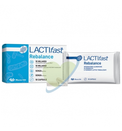 Lactifast Rebalance Integratore Fermenti Lattici 10 capsule