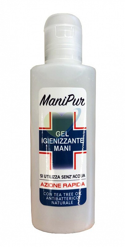 Manipur Gel Igienizzante Mani a base alcoolica + Tea tree oil - 120ml