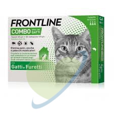 Frontline Combo Spoton Gatti 3 Pipette Da 0,5 ml