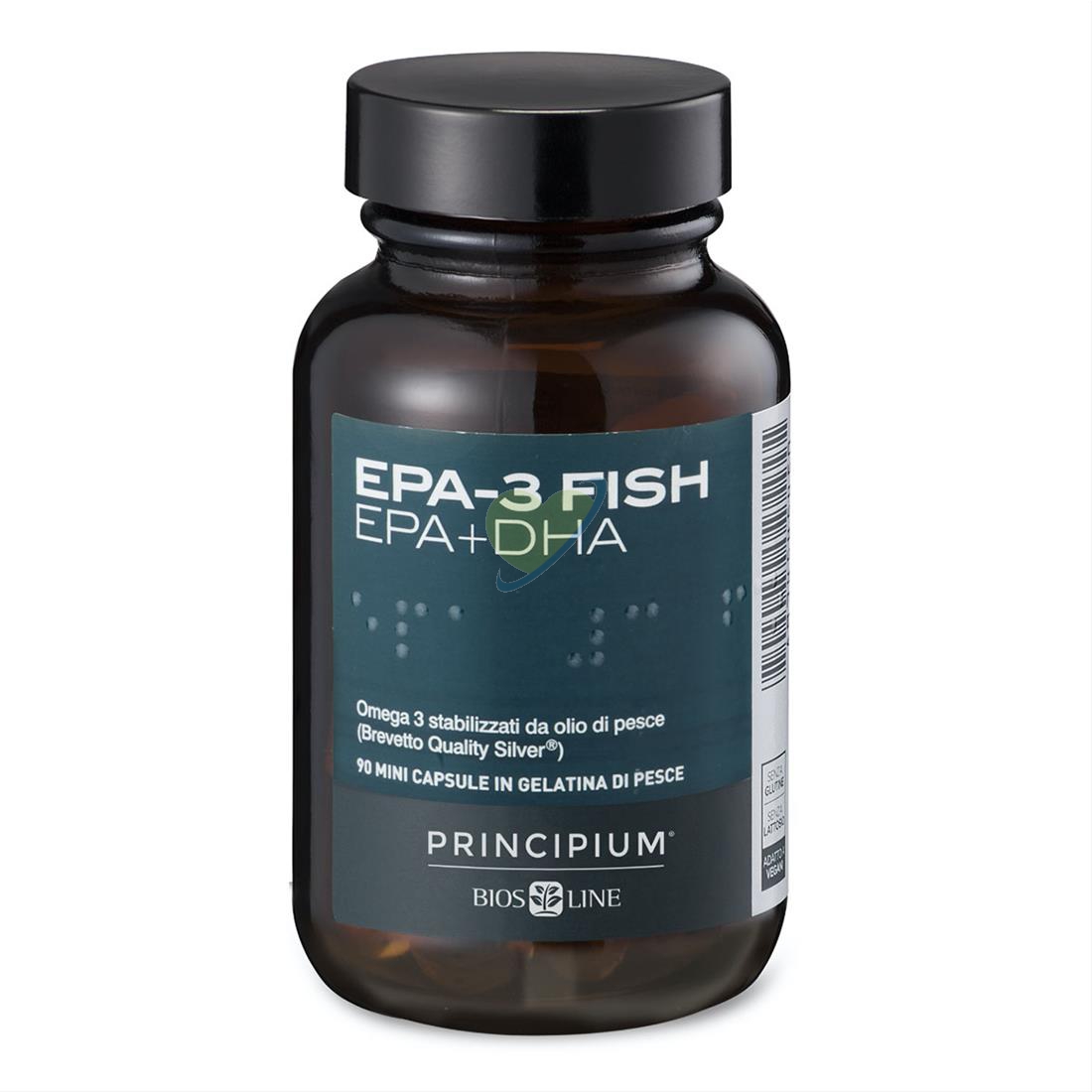 Bios Line Principium EPA 3 Fish EPA + DHA Integratore Alimentare 90 Mini Capsule