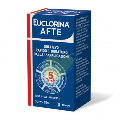 Domp Euclorina Afte spray 15 ml