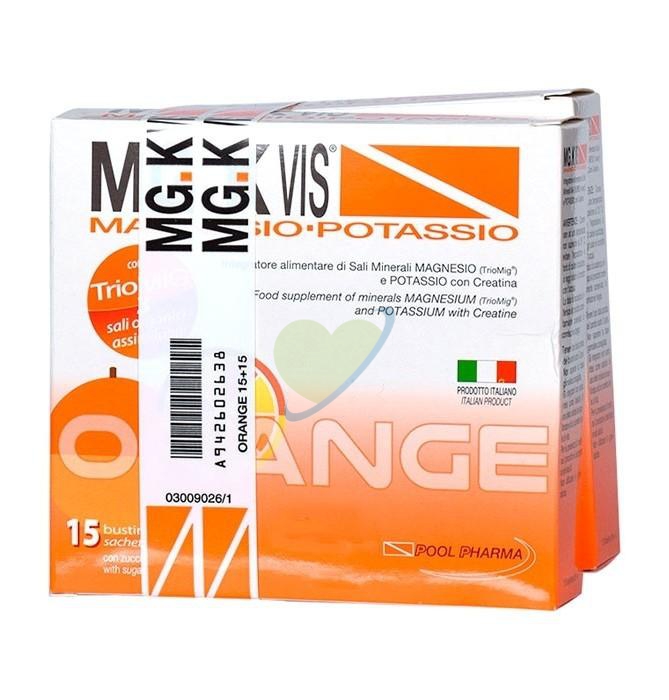 Mgk Vis Orange Integratore Alimentare 15+15 Bustine Gusto Arancia