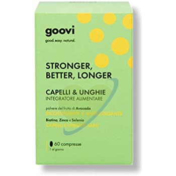 Goovi Stronger Better Longer Integratore Capelli e Unghie, 60 compresse