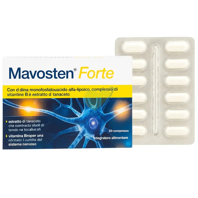 Mavosten Forte  Integratore per Sistema Nervoso e Stanchezza Muscolare 60 cpr