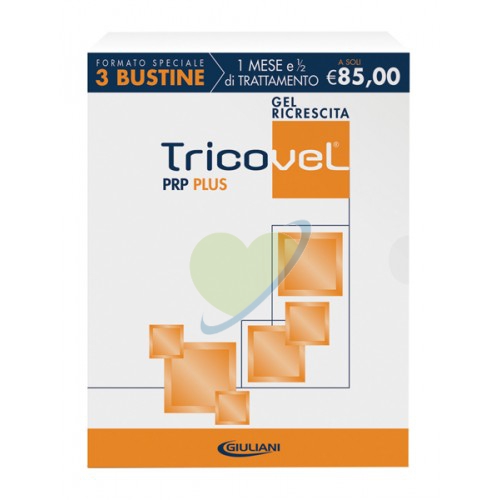 Tricovel Prp Plus Gel Promo 3 Bustine - 1 mese e mezzo di trattamento
