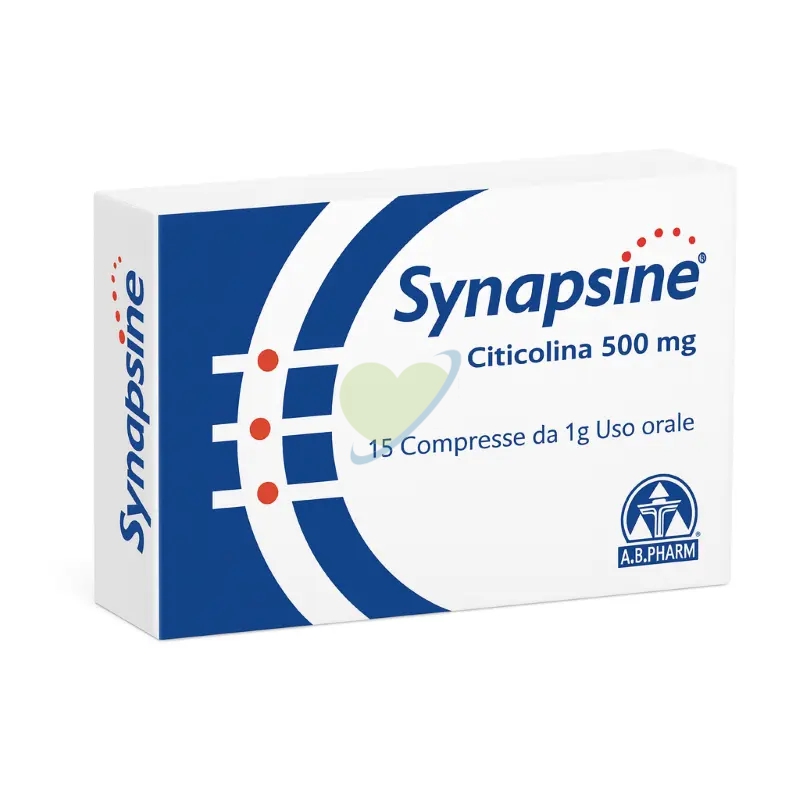 Synapsine A.B. Pharm Citicolina 500 mg 15 Compresse