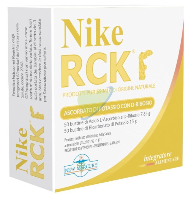 New Mercury Nike Rck Ascorbato Potassio + Ribosio 100 Bustine 22,65 G