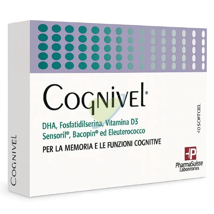 Cognivel Pharmasuisse Integratore per Memoria e Funzioni Cognitive, 20 cpr