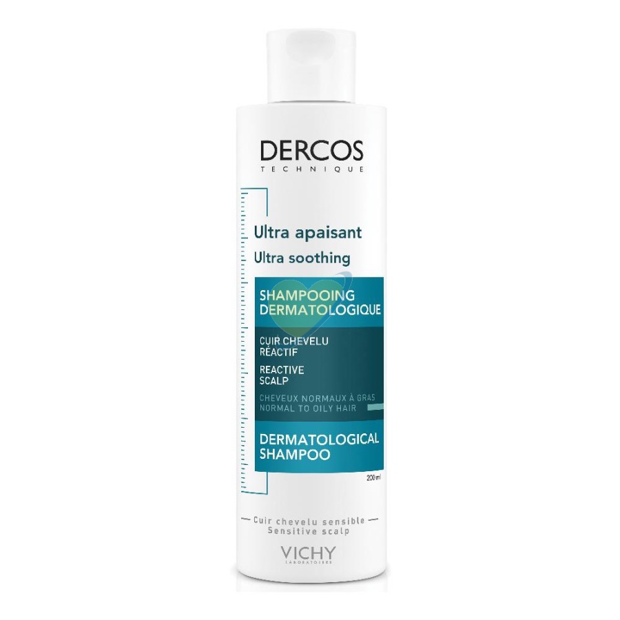 Dercos Linea Ultra-Lenitiva Shampoo Anti-Prurito Cuoio Grasso e Reattivo 200 ml