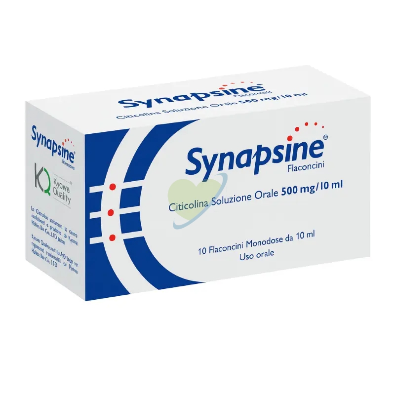 A.B. Pharm Synapsine 500  Integratore per il Sistema Nervoso in 10 Flaconcini