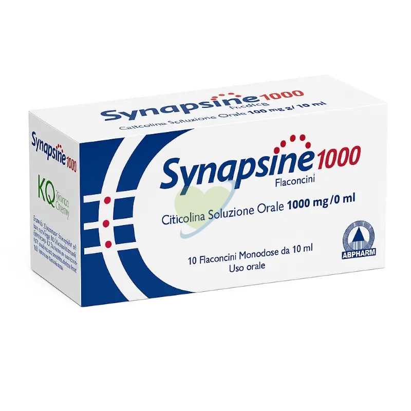Synapsine 1000 A.B. Pharm Integratore Memoria e Concentrazione 10 Flaconi