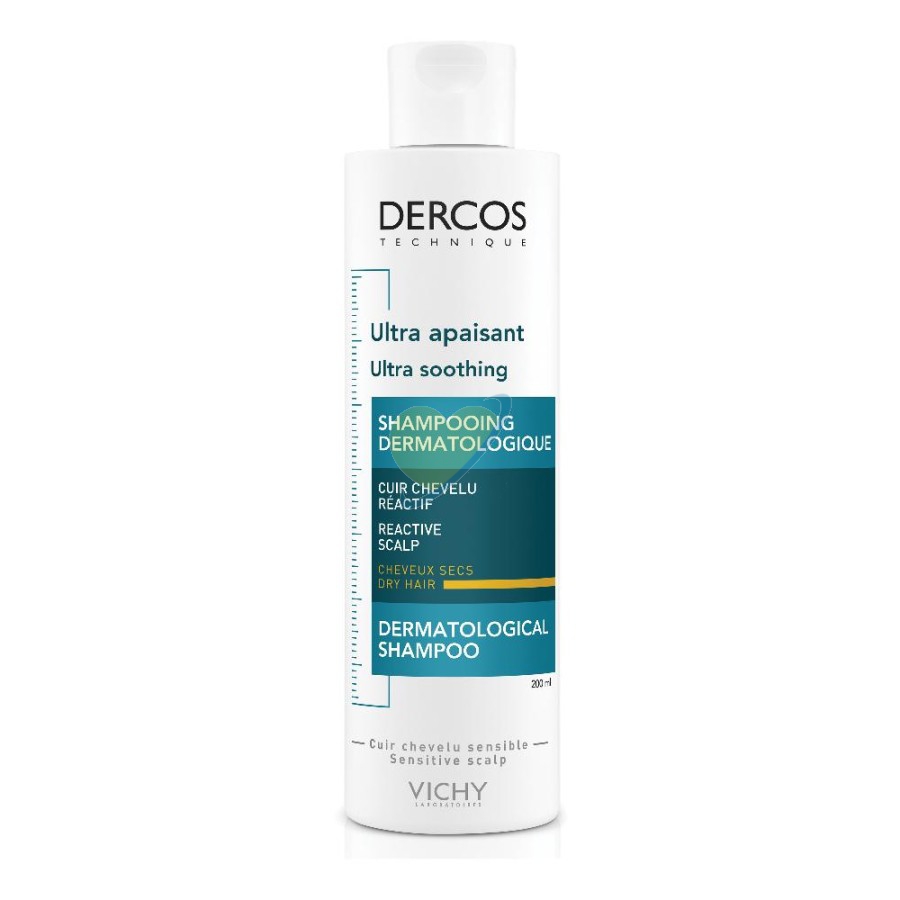 Vichy Dercos Shampoo Ultra Lenitivo Capelli Secchi 200ml