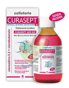 Curaden Curasept ADS Clorexidina 0,20% Clorobutanolo Colluttorio Lenitivo 200 ml
