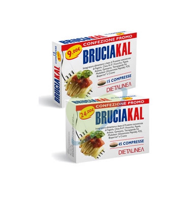 Bruciakal Linea Controllo del Peso Integratore Alimentare Dietetico 45 Compresse
