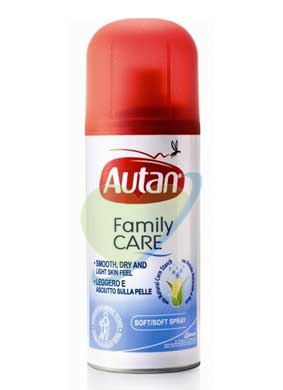 Autan Linea Family Care Spray Secco Delicato Insetto-Repellente 100 ml