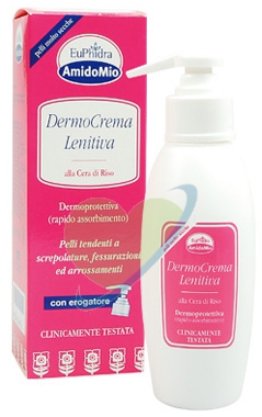 EuPhidra Linea AmidoMio DermoCrema Lenitiva Amido di Riso Pelli Sensibili 100 ml