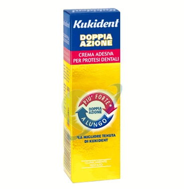 Kukident Linea Protesi Dentali Doppia Azione Crema Adesiva Protettiva 60 g