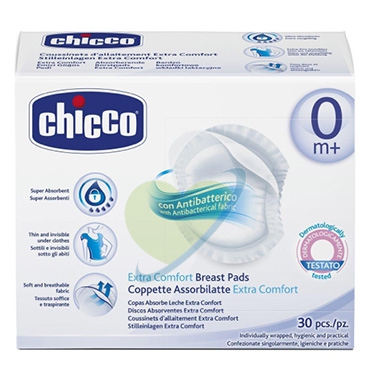 Chicco Linea Mamma Allattamento e Gravidanza 30 Coppette Assorbilatte