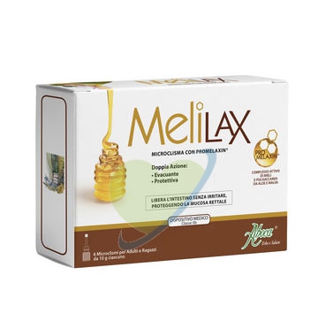 Aboca Integratori Linea Benessere Intestinale Melilax Adulti 6 Microclismi