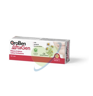 Planta Medica Linea Trattamento Afte OroBen AftaGen Gel Orale Lenitivo 15 ml