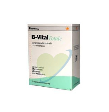 PharmaLine Linea Vitamine B Vital Totale Integratore 20 Compresse Effervescenti