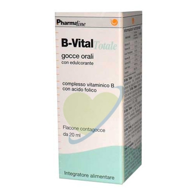 PharmaLine Linea Vitamine B Vital Totale Integratore Alimentare Gocce 30 ml