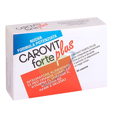 Rottapharm Linea Carovit Forte Plus Esposizione Solare Integratore 30 Capsule