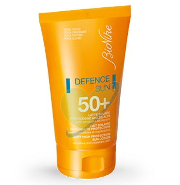 BioNike Linea Defence Sun SPF50+ Latte Protezione Solare Pelli Sensibili 125 ml