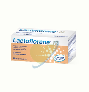 Lactoflorene Linea Fermenti Integratore di Fermenti Lattici 12 Flaconcini 10 ml