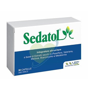 EG Farmaceutici Linea Sonno e Relax Sedatol Integratore Alimentare 30 Capsule