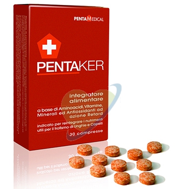 Pentamedical Linea Bellezza e Salute Unghie Pentaker Integratore 30 Compresse