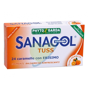 Phytogarda Linea Rimedi Naturali Sanagol Tuss Erisimo Caramelle Gusto Arancia
