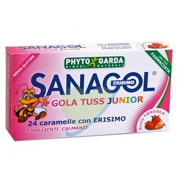Phytogarda Linea Rimedi Naturali Sanagol Tuss Junior Caramelle Gusto Fragola