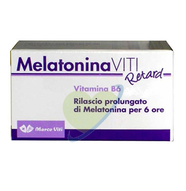Marco Viti Linea Sonno e Relax Melatonina Retard 1mg Integratore 60 Compresse