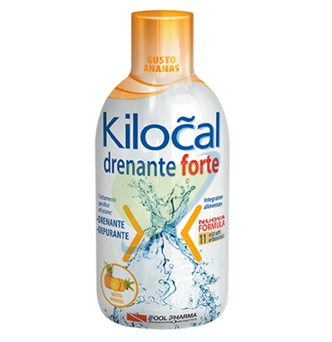 Kilocal Linea Drenante Forte Ananas Integratore Alimentare Depurativo 500 ml