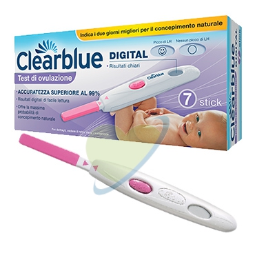 Clearblue Linea Gravidanza Test di Ovulazione Digitale Clearblue 7 Sticks