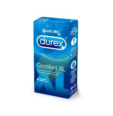 Durex Linea Classic Profilattici Comfort XL Confezione con 6 Profilattici Extra