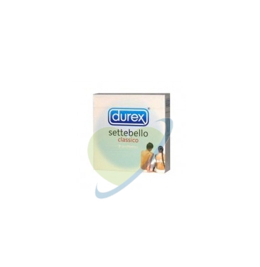 Durex Linea Classica Settebello Cassico Condom Confezione con 3 Profilattici