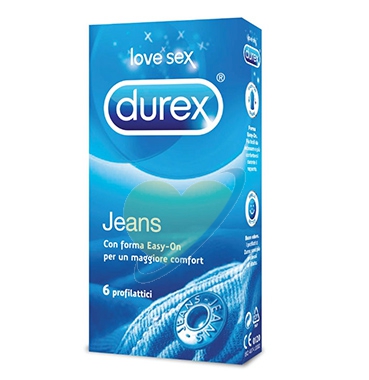 Durex Linea Classic Jeans Vestibilità Easy On Confezione con 12 Profilattici