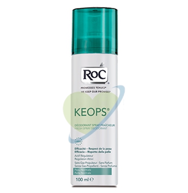 RoC Linea Deodoranti Keops Deodorante Spray Fresco Vaporizzatore No Gas 100 ml