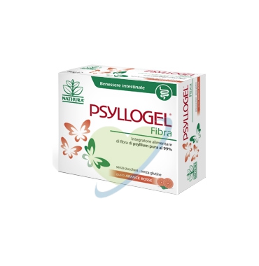 Nathura Linea Intestino Sano Psyllogel Fibra Integratore 20 Buste Arancia Rossa