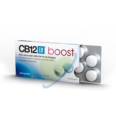 Omega Pharma CB12 Chewing Gum Senza Zucchero alla Menta 10 Chewing Gum