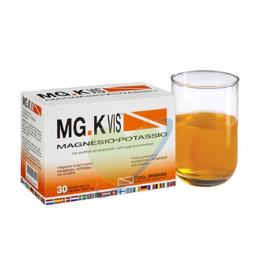 MGK VIS Linea Sali Minerali Polvere Granulare Integratore 30 buste Gusto Arancia