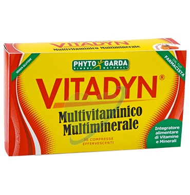 Phyto Garda Linea Vitamine Vitadyn Multivitaminico 30 Compresse Effervescenti